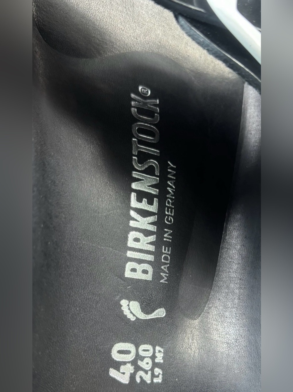 Birkenstock 💅 MADRID Big Buckle Black Leather Sandals Slides 37 38 39 40 6 7 8 9 - Picture 8 of 9
